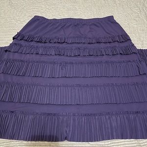 Pleated Ruffle Skirt